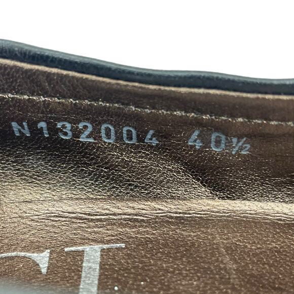 Attilio Giusti Leombruni AGL Pyramid Studded Pumps Low Heel Black Size 40.5 - Picture 11 of 11